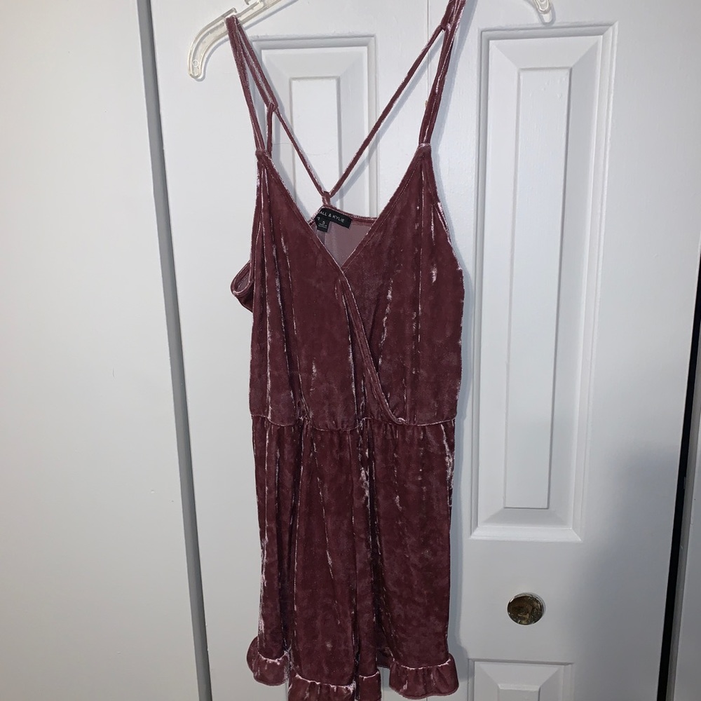 Velvet romper